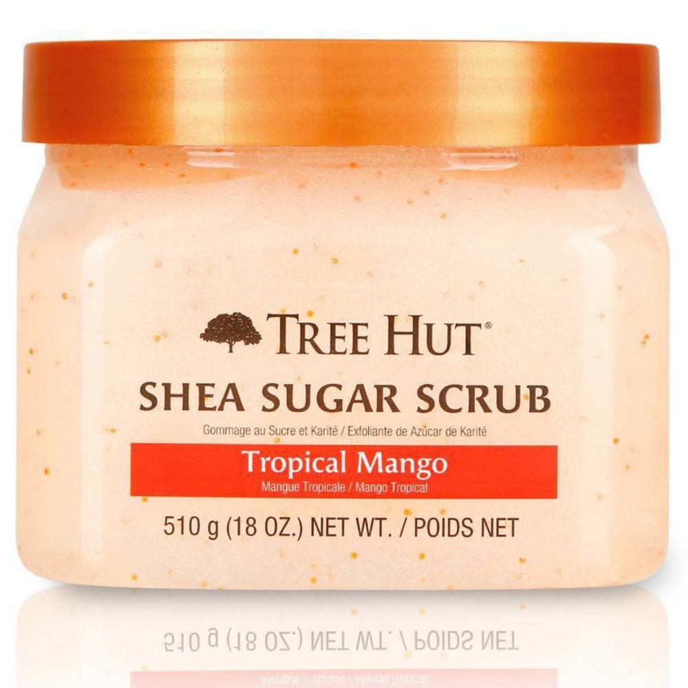 Tree Hut Shea Sugar Scrub Tropical Mango, 18Oz, Ultra Hydrating and Exfoliating